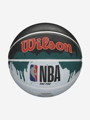 Мяч баскетбольный NBA DRV Pro Drip Royal, Коричневый Wilson. Цвет: коричневый
