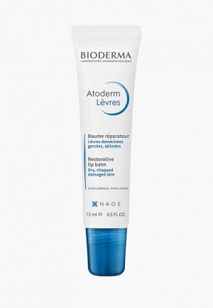 Бальзам для губ Bioderma Атодерм, 15 мл. Цвет: прозрачный