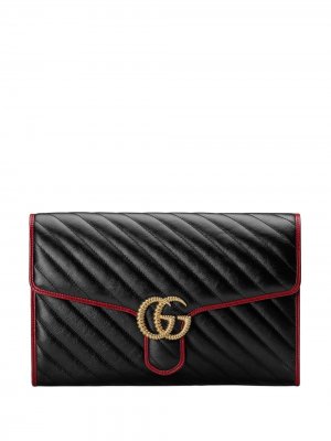 Клатч GG Marmont Gucci. Цвет: черный