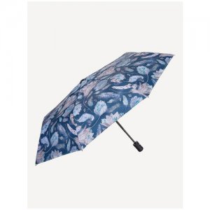 Мини-зонт, автомат, 3 сложения, для женщин, синий Mellizos. Цвет: синий