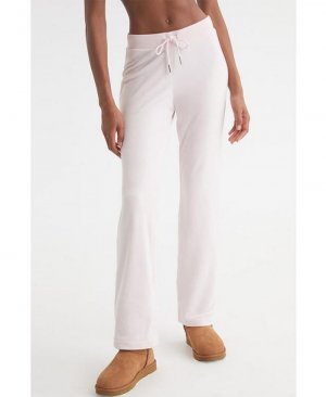 Женские велюровые спортивные брюки Og с большими блестками , белый Juicy Couture