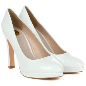 Женские туфли-лодочки (H748-1 NEW 1254044), белые Buffalo shoes. Цвет: белый