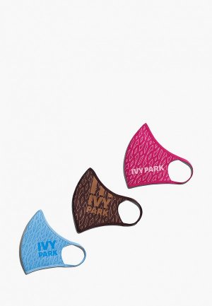 Маски для лица защитные 3 шт. adidas Originals ICY PARK от X IVY. Цвет: разноцветный