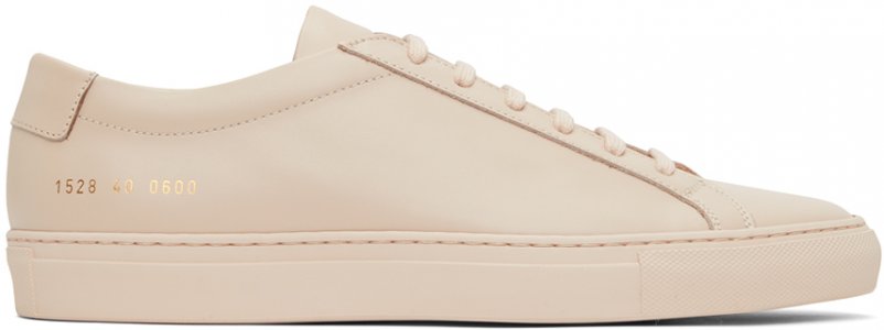 Pink Original Achilles Low Sneakers Common Projects. Цвет: 0600 nude