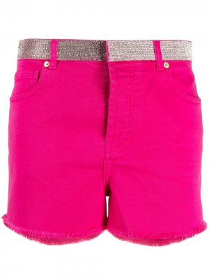 Джинсовые шорты Alexandre Vauthier. Цвет: розовый