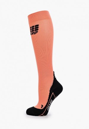 Компрессионные гольфы CEP Compression knee socks. Цвет: коралловый