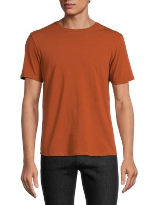 Классическая футболка с круглым вырезом , цвет Medium Orange Kenneth Cole