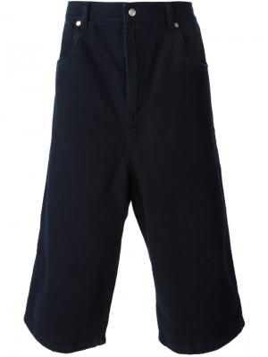 Широкие джинсовые шорты Société Anonyme. Цвет: синий
