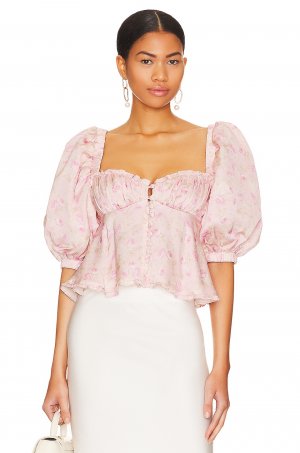 Блузка Rhoda, розовый For Love & Lemons