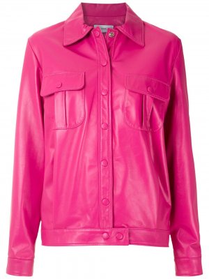 Кожаная куртка Cuir Olympiah. Цвет: розовый