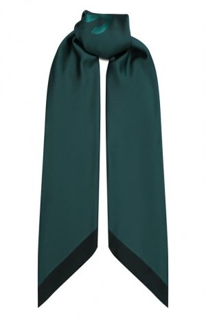 Шелковый платок Elie Saab. Цвет: зелёный