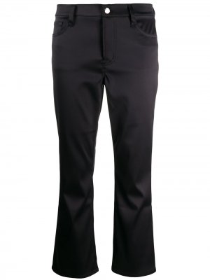 Укороченные брюки средней посадки J Brand. Цвет: черный