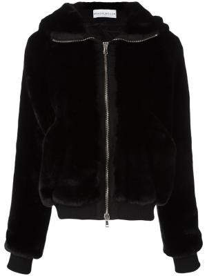 Куртка на молнии с капюшоном Wanda Nylon. Цвет: чёрный