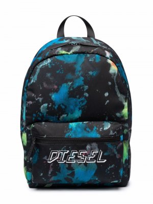 Рюкзак с принтом тай-дай Diesel Kids. Цвет: h2111 black multicolor
