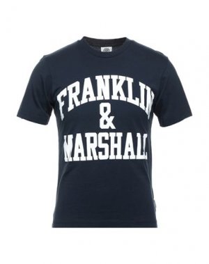 Футболка FRANKLIN & MARSHALL. Цвет: темно-синий
