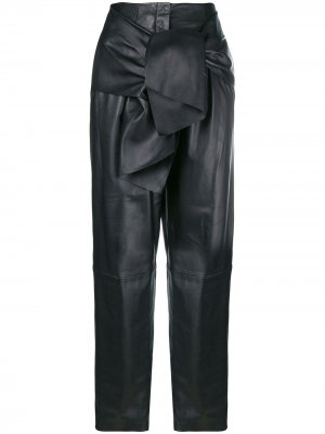 Tie front trousers Krizia. Цвет: черный
