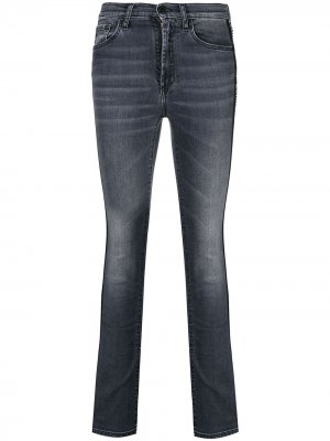 High rise skinny jeans Marcelo Burlon County of Milan. Цвет: серый