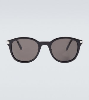 Солнцезащитные очки в округлой оправе из ацетата , черный Cartier
