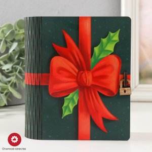 Шкатулка-книга No brand. Цвет: красный, зеленый