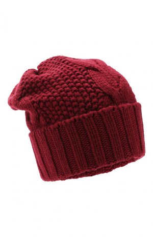Кашемировая шапка Kashja` Cashmere. Цвет: бордовый
