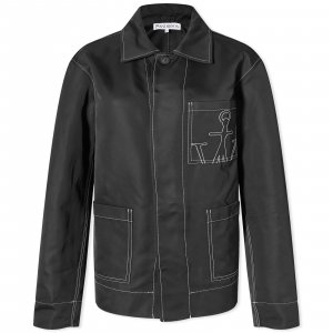 Куртка Jw Anderson Contrast Seam Workwear, черный