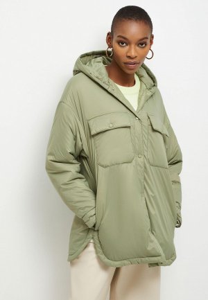 Куртка утепленная Sela Exclusive online. Цвет: хаки
