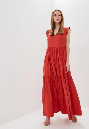 Платье L1FT. Цвет: красный