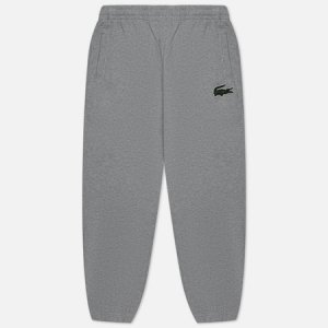Мужские брюки Core Non Brushed Fleece Relaxed Fit Lacoste. Цвет: серый