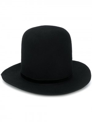 Большая шляпа-федора Ann Demeulemeester. Цвет: черный