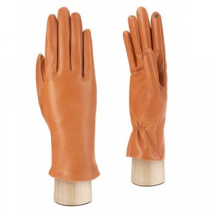 Перчатки , размер 7, оранжевый, коричневый ELEGANZZA. Цвет: коричневый/оранжевый