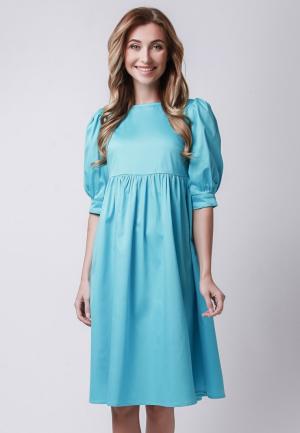 Платье Olga Skazkina. Цвет: голубой