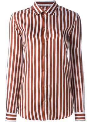 Рубашка Marget в полоску Massimo Alba. Цвет: красный