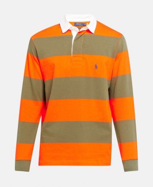 Рубашка-поло с длинными рукавами , оранжевый Polo Ralph Lauren