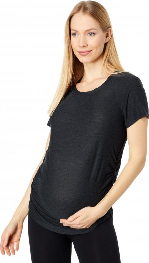 Легкая футболка Spacedye для беременных с низким низом , цвет Darkest Night Beyond Yoga