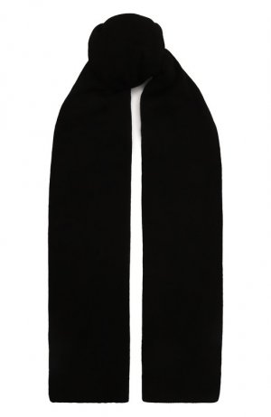 Кашемировый шарф Kiton. Цвет: чёрный