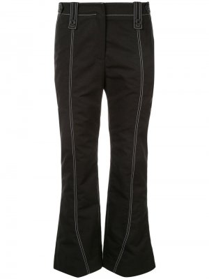 Расклешенные брюки с декоративной строчкой Givenchy