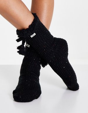 Черные носки на флисовой подкладке Ugg Nessie-Черный цвет