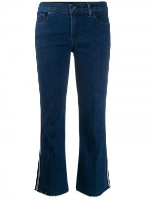 Расклешенные джинсы с лампасами J Brand. Цвет: синий