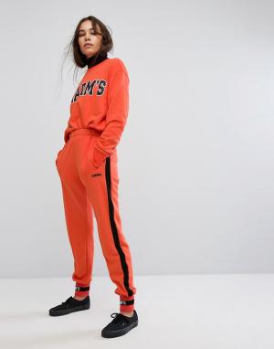 Спортивные штаны с логотипом Charms. Цвет: оранжевый