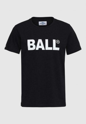 Футболка с принтом , черный BALL