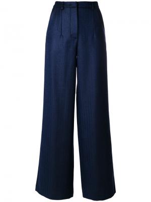 Широкие брюки Miahatami. Цвет: синий