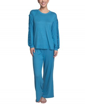 Женский комплект пижамы для отдыха с комфортом женщин , бирюзовый Muk Luks