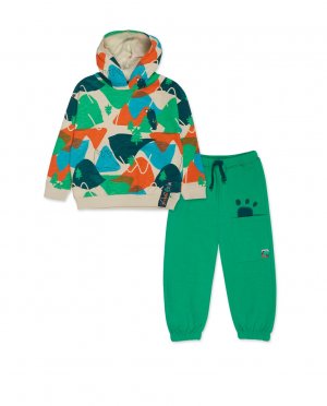 Комплект из толстовки и спортивных штанов для мальчика , зеленый Tuc