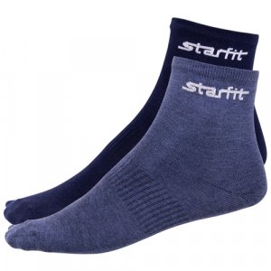 Носки , размер 43-46, синий, 2 пары Starfit. Цвет: синий