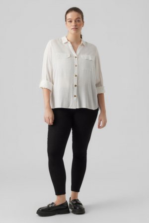 Рубашка больших размеров, белый Vero moda curve