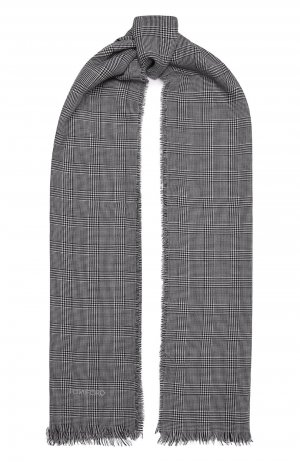 Шерстяной шарф Tom Ford. Цвет: чёрно-белый