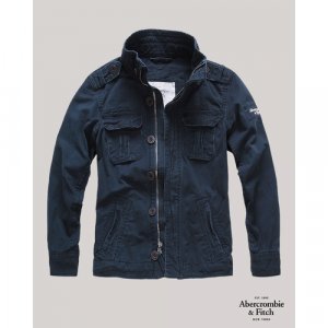 Куртка , размер L, синий Abercrombie & Fitch. Цвет: синий