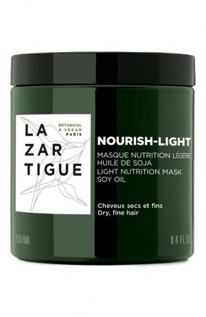 Легкая питательная маска для волос (250ml) Lazartigue. Цвет: бесцветный