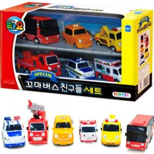 Модель Origin Korea - Little Bus Friends Set 6шт. -(Чито Нури тото Фрэнк Пэт Элис) Tayo