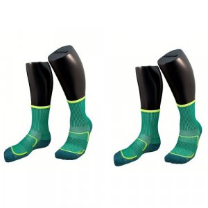Носки , 2 пары, уп., размер 35-38, зеленый ГРАНД. Цвет: зеленый/зелeный